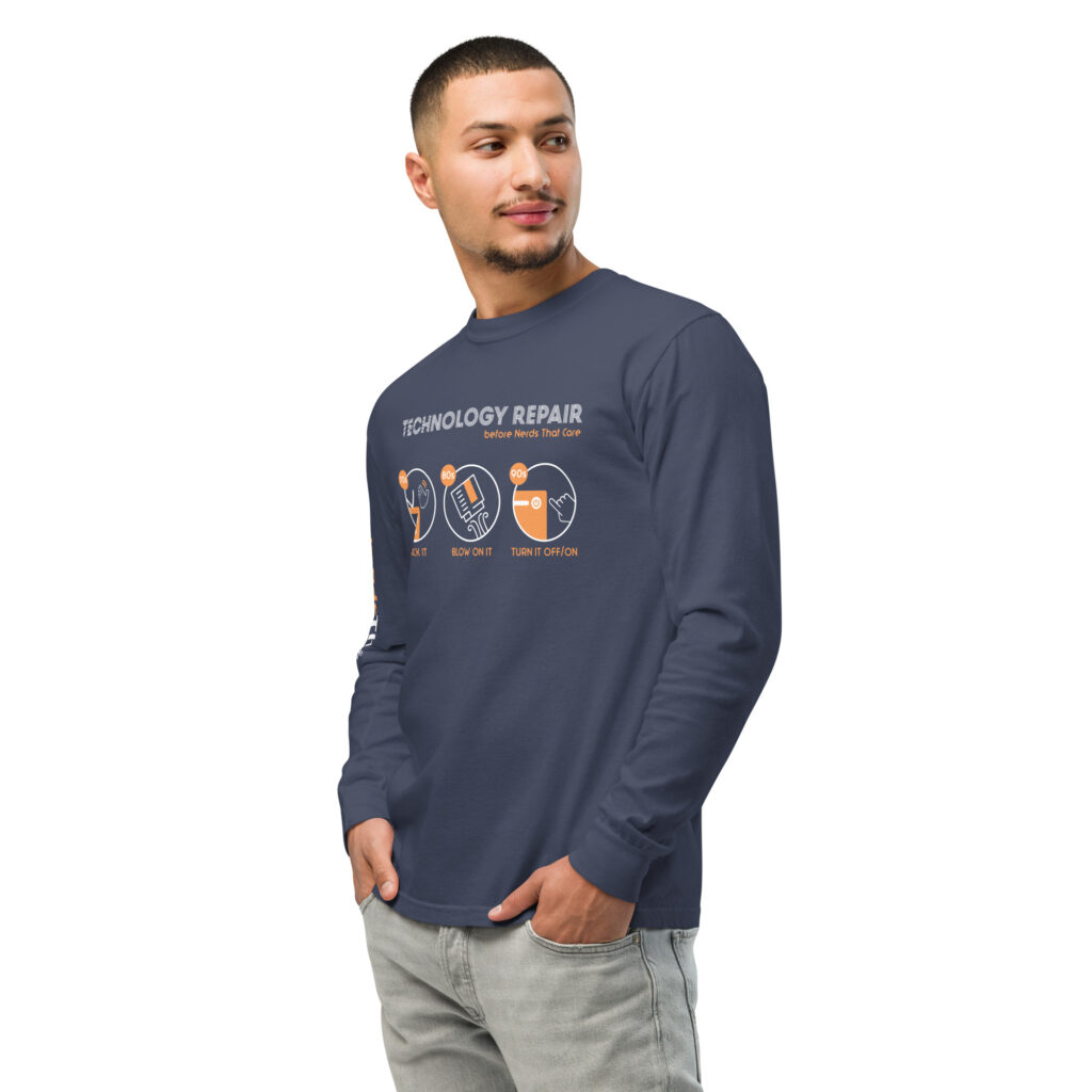 Technology Repair Before Nerds That Care - Long sleeve t-shirt