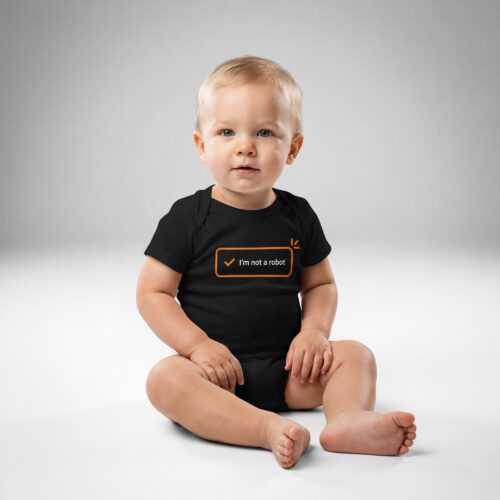 I am not a robot - Baby jersey bodysuit